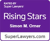 Rated By | Super Lawyers | Rising Stars | Simon M. Orner | SuperLawyers.com